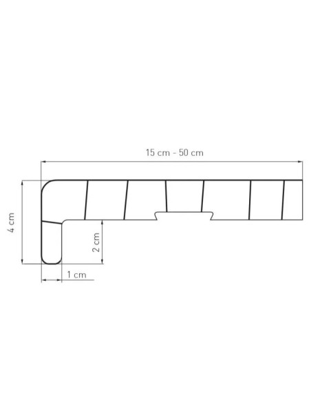 parapet wewnętrzny PCV biały 3