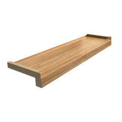 Parapet Zewnętrzny Stalowy Lakierowany Standard Dąb Naturalny