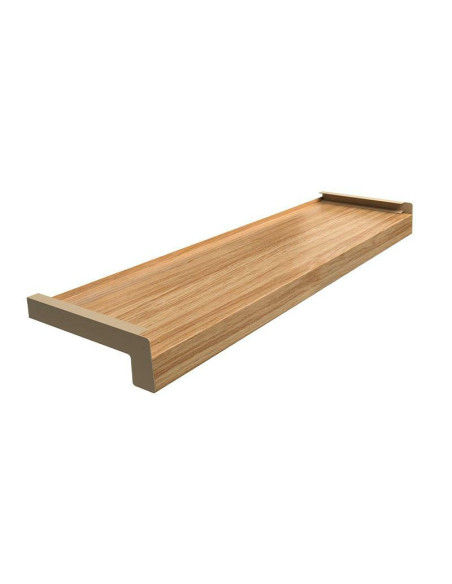 Parapet Zewnętrzny Stalowy Lakierowany Standard Dąb Naturalny