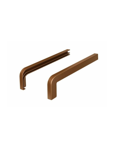 Zakończenia aluminiowe z uszczelką do parapetu zewnętrznego softline seria M