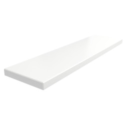 Parapet Wewnętrzny Laminowany MDF-MDS Biały Połysk