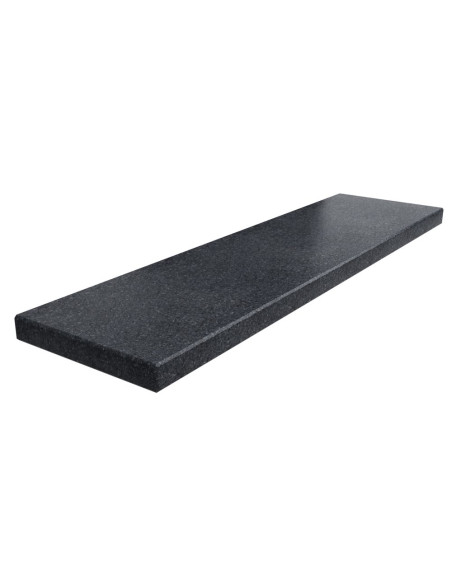 Parapet z Granitu Absolute Black Lapatura