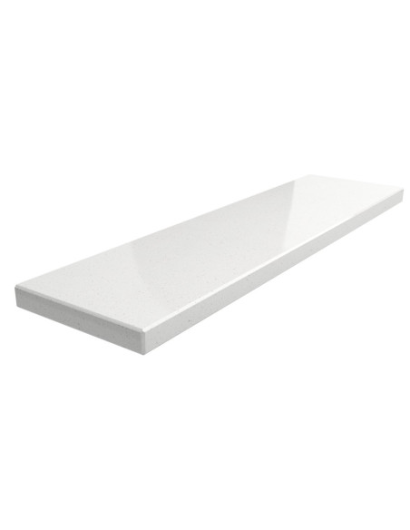 Parapet Wewnętrzny Konglomerat Kwarcowy Ashen White