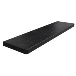 Parapet Wewnętrzny Konglomerat Kwarcowy Black Oro