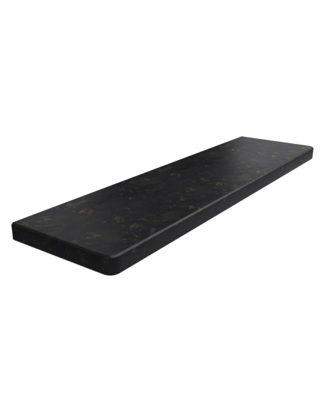 Parapet Wewnętrzny Konglomerat Kwarcowy Black Oro