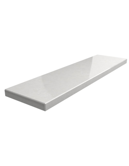 Parapet Wewnętrzny Konglomerat Kwarcowy Lagoon White