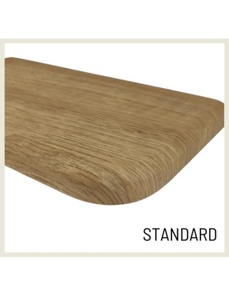 Parapet Wewnętrzny Lakierowany MDF Biały Połysk
