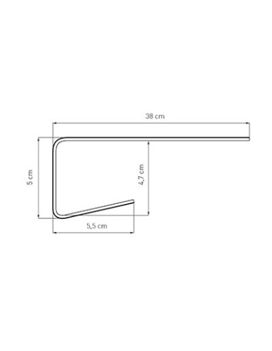 Zakończenia obustronne do parapetu wewnętrznego Renowacyjnego PCV Standard