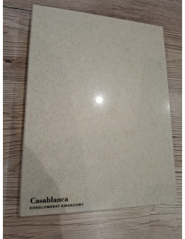 Parapet Wewnętrzny Konglomerat Kwarcowy Casablanca